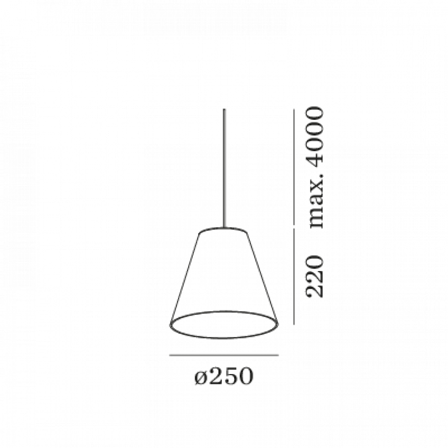 Wever Ducré Shiek 4.0 Hanglamp Ø25 LED Koper 4 Wever Ducré Shiek 4.0 Hanglamp Ø25 LED Koper - Afbeelding 2