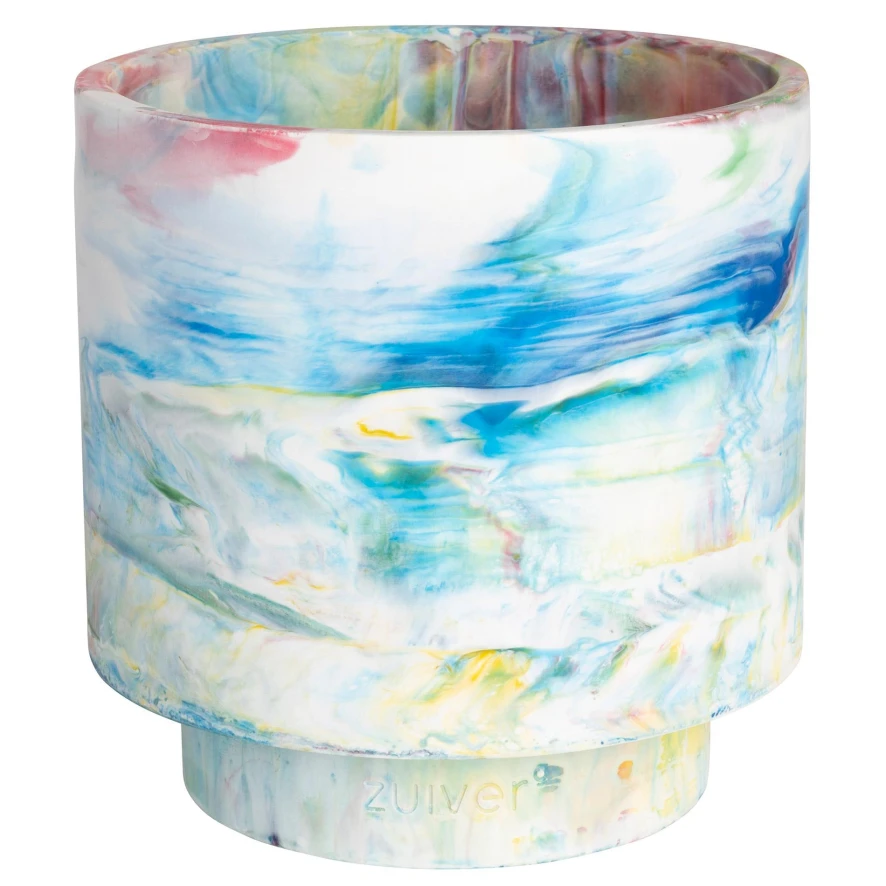 Zuiver Conic Bloempot Ø24.5 Black/white 11 Zuiver Conic Bloempot Ø24.5 Black/white - Afbeelding 9